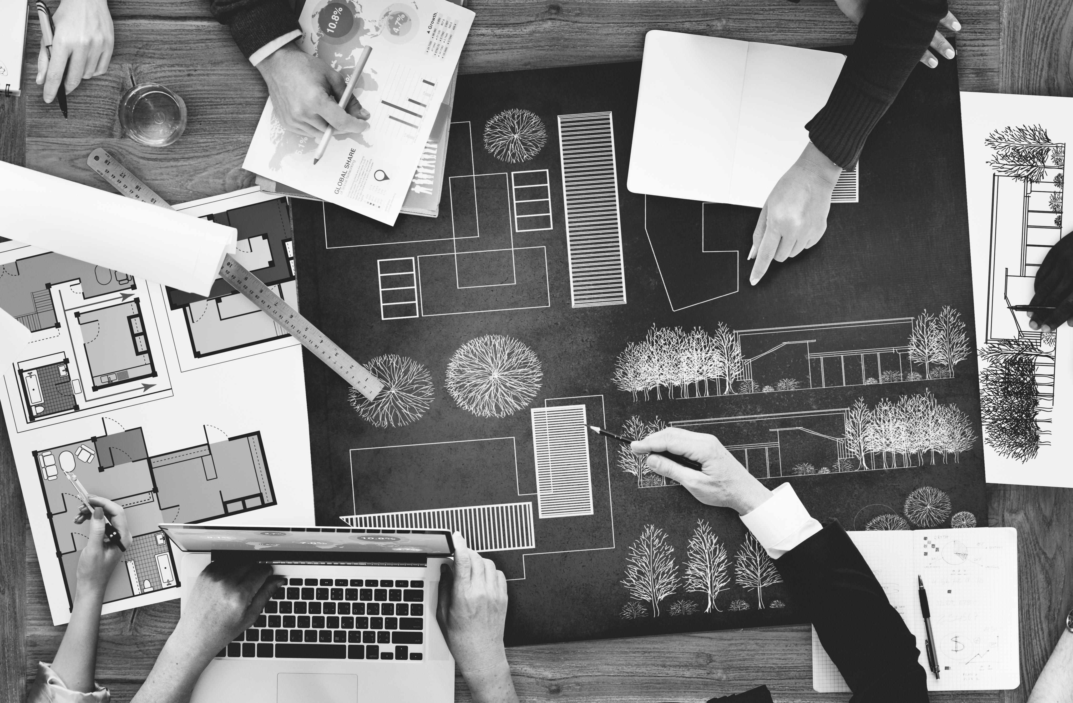 Architectural management background